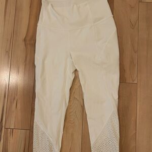Lululemon Anew Crop White leggings